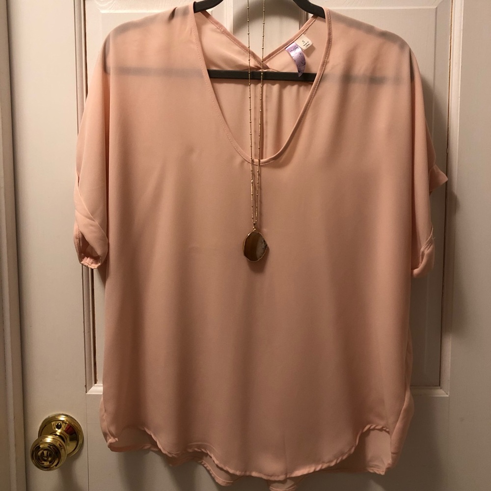 Francescas Pink Blouse